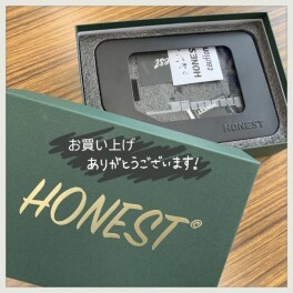 HONESTガラスリッド お買い上げありがとうございます！